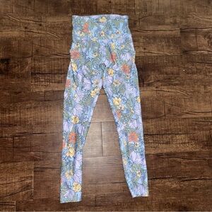 Floral Print Women's Leggings - Multicolor